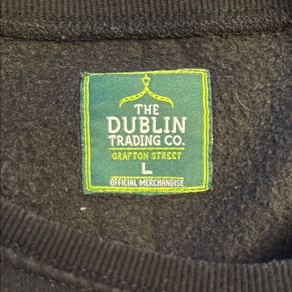 Dublin Ireland Sweatshirt The Dublin Trading Co. Grafton Street size Large - Picture 4 of 5